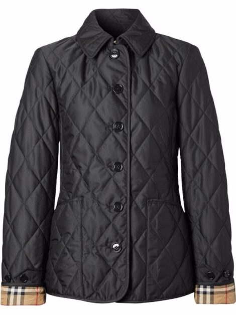 BURBERRY Diamond Quilted Jacket (talla small) - Imagen 8