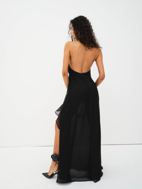 For Love & Lemons Halter Maxi Dress nuevo (talla L pequeño) - Imagen 7