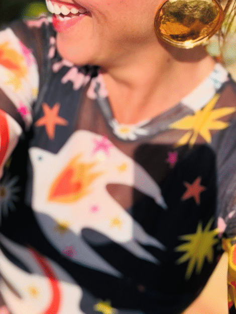 Blusa Mesh Adriana Montañez nueva (talla M parece S) - Imagen 5