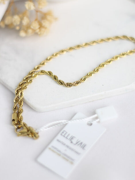 Tate Rope Chain ANKLET Ellie Vail - Imagen 3