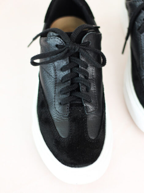 Clarks Womens Standart Fit Hero Lite Lo Trainers Black (talla 6 US) - Imagen 6