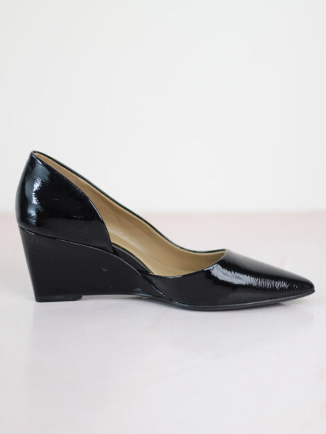 Naturalizer Demie Patent Leather Black Pumps (talla 7) - Imagen 6