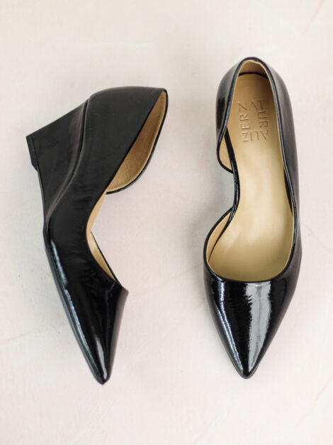Naturalizer Demie Patent Leather Black Pumps (talla 7)