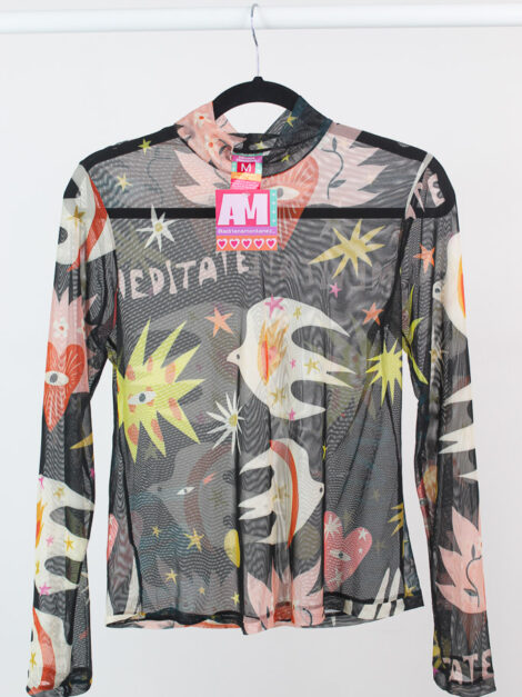 Blusa Mesh Adriana Montañez nueva (talla M parece S)