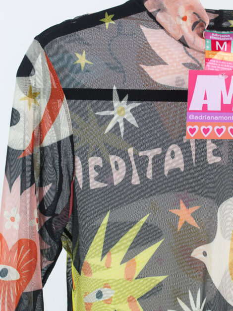 Blusa Mesh Adriana Montañez nueva (talla M parece S) - Imagen 3