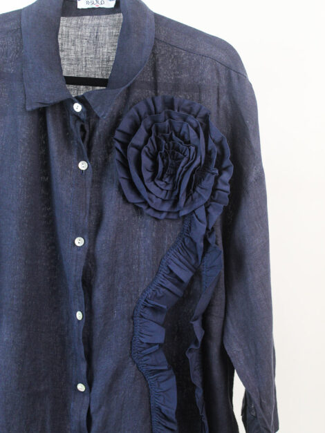 Camisa tipo lino (talla M) - Imagen 2