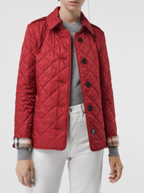 BURBERRY Brit Quilted Jacket (talla small)
