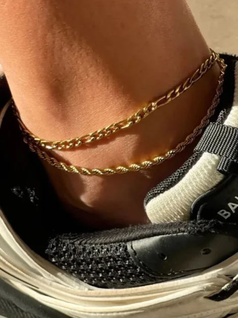 Tate Rope Chain ANKLET Ellie Vail - Imagen 6