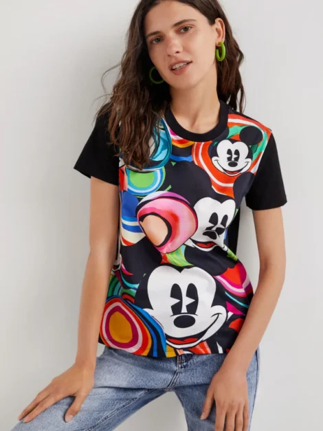 Camiseta Mickey Mouse M. Christian Lacroix DESIGUAL (talla small)