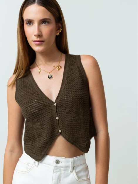 Camisa tejida NAF NAF x Eugenia Fernandez (talla Small)