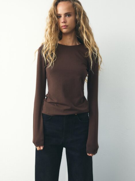 CAMISETA MANGA LARGA ZARA nueva (talla small)