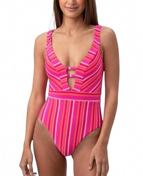 TRINA TURK one piece swimsuit nuevo (talla 4)