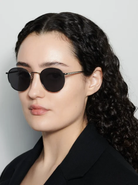 Chimi | Round Silver Grey Gradient