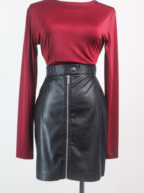 Falda cuerina talla Small