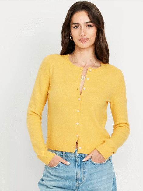 SoSoft Lite Cropped Cardigan Sweater Old Navy (talla M)