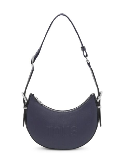 Bolso de hombro mediano azul marino TOUS