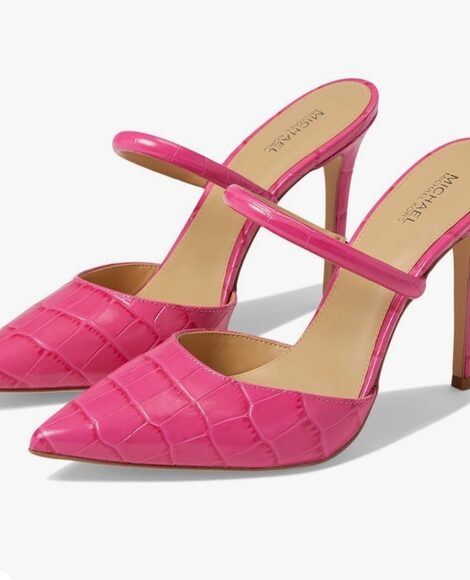 Michael Kors Women's Pink Mules & Clogs NUEVOS (talla 8)