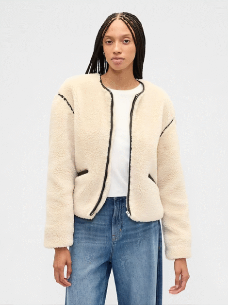 Relaxed Sherpa Jacket GAP nueva (talla small)