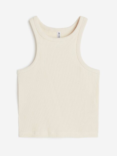 Cropped vest top H&M nuevo (talla small)