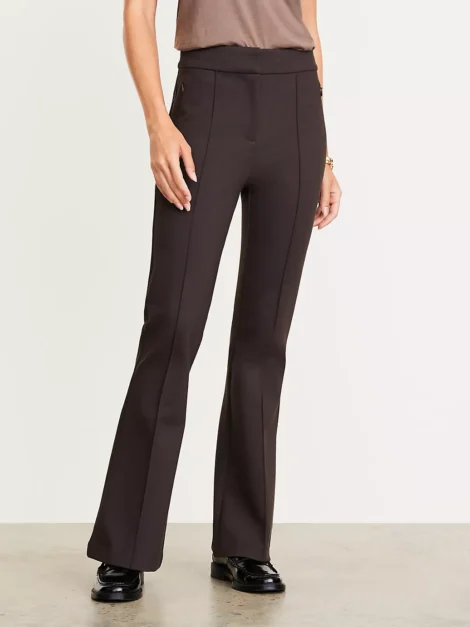 Petite LOFT Versa Ponte Deluxe Flare Pants (talla 6)