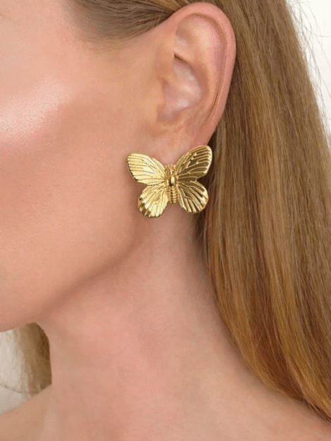 Aretes mariposa