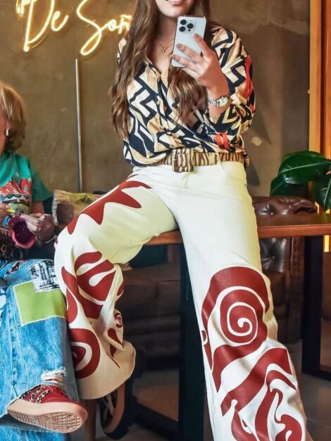 Pantalón Monica Naranjo (talla 10, parece 8)