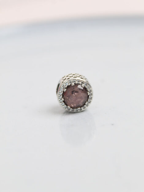 Radiant Hearts Charm Pink PANDORA
