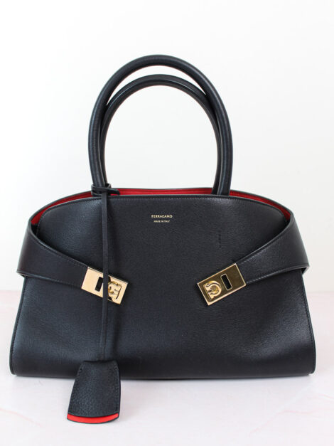 Ferragamo tote M Hug bicolor ($1350)