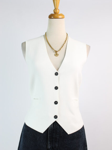 Zara Brown Knit Vest (talla M, parece S)