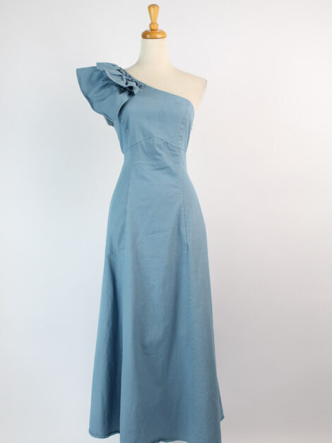 Vestido One shoulder nuevo (talla L, parece M)