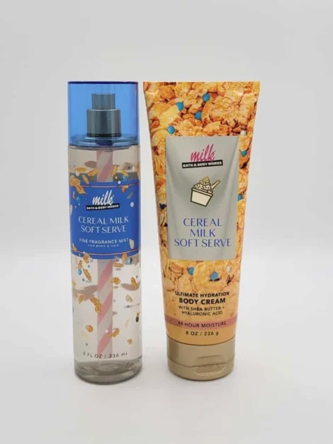 Splash & crema Cereal Milk Soft Serve Bath & Body Works