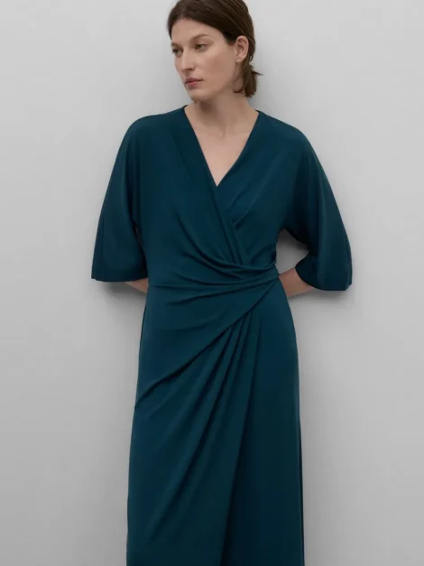 Vestido con drapeados de Adolfo Domínguez nuevo (talla 6)