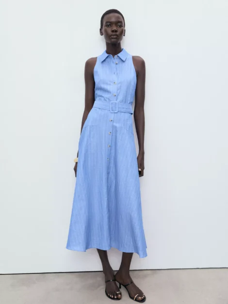Vestido camisero Mango nuevo (Talla small)