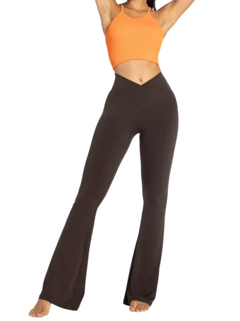 Sunzel Cross Waist Flared Leggings (talla L, parece M/L)