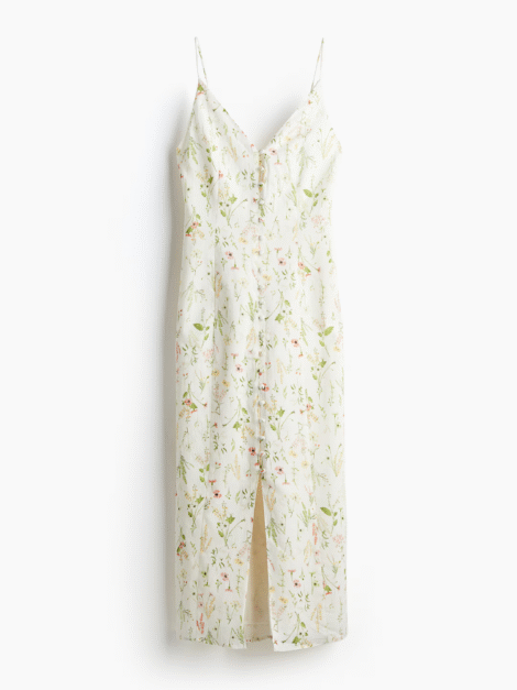 Linen-blend dress H&M (TALLA L)