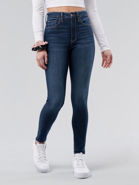 High rise super skinny Hollister nuevo (talla 3R)