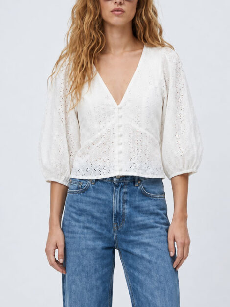 H&M Broderie anglaise blouse H&M (talla M)