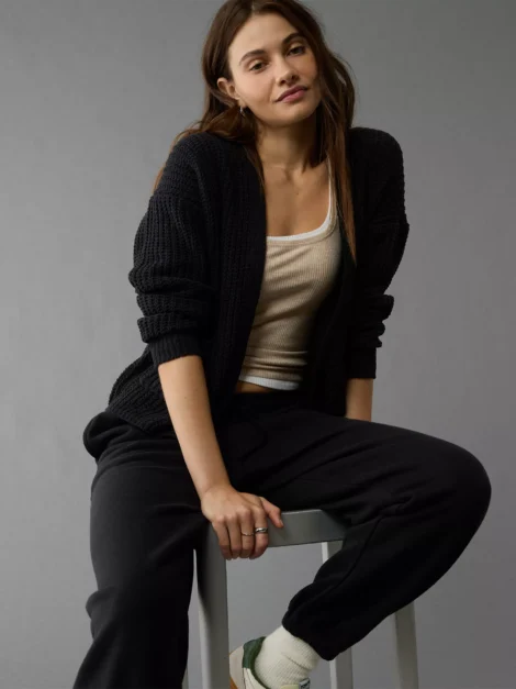 AE Open Front Cardigan | American Eagle (TALLA XS oversized)