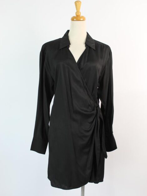 H&M WRAP-FRONT DRESS (talla M)