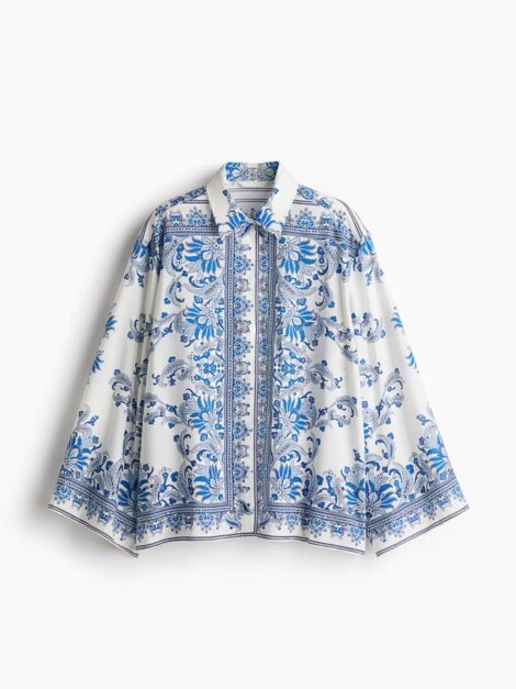 Camisa de corte holgado H&M nueva (talla small)