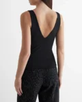 Body Contour High Compression Double V-Neck Tank EXPRESS (talla XS)