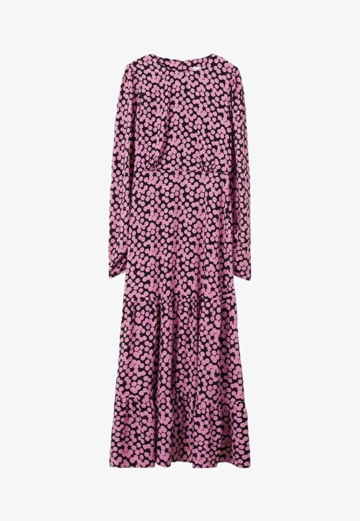 MANGO polka dot pink and black (talla small)