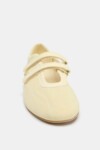 ZARA SATIN EFFECT TOPSTITCHED BALLET FLATS (talla 36)