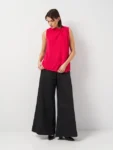 ZARA PINK SLEEVELESS PLEATED TOP (TALLA  L