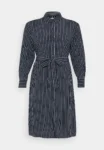 TOMMY HILFIGER Belted Midi Shirtdress (talla XS)