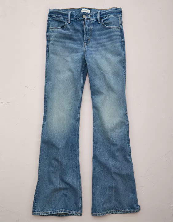 AE77 Premium Vintage Flare Jeans nuevo (talla 25)