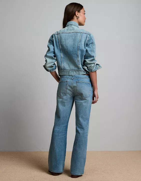 AE77 Premium Vintage Flare Jeans nuevo (talla 25)