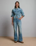 AE77 Premium Vintage Flare Jeans nuevo (talla 25)