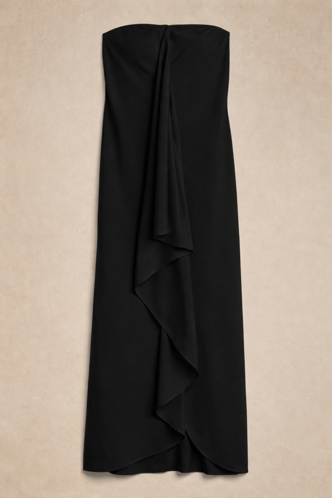 Banana Republic Drape-Front Maxi Dress nuevo (talla 6)