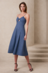 Banana Republic Bandeau Midi Dress nuevo (talla 6)